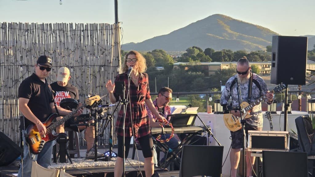 Disordered Departure performing live in Windhoek, Namibia